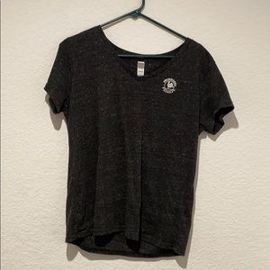 Primrose Schools charcoal grey women’s v neck tee